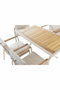 Hanah Home Monte - Cream Conjunto de Mesa y Sillas de Jardín de 7 Piezas